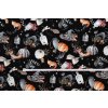 bavlnene platno halloween metr