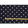 96027 2 bavlneny uplet puntiky na tmave sede metr