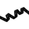 Pruženka s knoflíkovou dírku - Šíře 15 až 30 mm (Barva Černá, Šíře 30  mm)