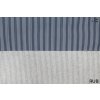bavlnene platno modre navy a bile prouzky 3mm rub