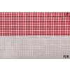 111852 2 bavlnene platno cervena kostka