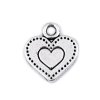 Přívěsek srdce 12x13 mm (Balení 1000 ks, Varianta platina)