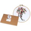 Dárková sada na vyšívání s předtištěným motivem kytice (Balení 1 sada, Varianta 3 viz foto)