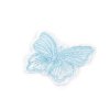 Motýl vyšívaný na monofilu k našití a nalepení (Balení 10 ks, Varianta 8 růžová střední)