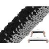 Flitrový prýmek šíře 45 mm elastický (Balení 13.5 m, Varianta 1 stříbrná)