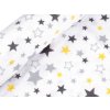Bavlněný flanel hvězdy (Balení 1 m, Varianta 3 (367) bílá šedá)