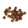 Dřevěné korálky Ø8-9 mm (Balení 20 g, Varianta 4 hnědá nejsvětlejší)