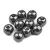 Skleněné voskové perly Ø8 mm (Balení 50 g, Varianta 20B černá)