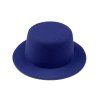Mini klobouček /  fascinátor k dozdobení Ø13,5 cm (Balení 12 ks, Varianta 1 černá)