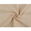 Mušelín / dvojitá gázovina (Balení 1 m, Varianta 5 (5) hnědá světlá)