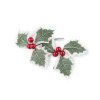 Umělá větvička s šípky, cesmína na drátku (Balení 2 ks, Varianta 1 červená zelená)