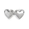 Madailonek rozevírací srdce zdobené Ø29 mm z nerezové oceli (Balení 1 ks, Varianta 1 platina oboustranný)