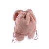 Dětský plyšový vak králíček 25x27 cm (Balení 1 ks, Varianta 1 pudrová)