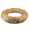 Slaměný věnec Ø50 cm (Balení 1 ks, Varianta přírodní)