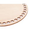 Dno na pletení  / výrobu košíků Ø20 cm (Balení 10 ks, Varianta přírodní sv.)