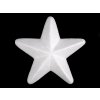 Hvězda 3D Ø14 cm polystyren (Balení 10 ks, Varianta bílá)