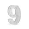 Svítící číslice k narozeninám a Novému roku (Balení 1 ks, Varianta 4 "3" bílá)