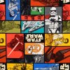 bavlneny uplet starwars barevny patchwork