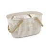 Plastový košík 20x27 cm (Balení 1 ks, Varianta 1 béžová světlá)
