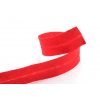 šikmý proužek 20 mm červená