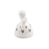 Porcelánový anděl svítící (Balení 1 ks, Varianta 1 bílá vločka)