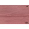 Bavlněný úplet žebrovaný ottoman Light Mauve rub