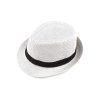 Letní klobouk / slamák unisex (Balení 1 ks, Varianta 1 bílá)