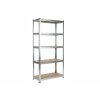 Horganyzott fém állvány Mamutex Standard 1600x800x400 mm - 5 polc, teherbírás 875 kg