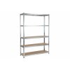 Horganyzott fém állvány Mamutex Standard 1800x1200x400 mm - 5 polc, terhelhetőség 875 kg