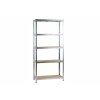 Horganyzott fém állvány Mamutex Standard 2000x900x400 mm - 5 polc, terhelhetőség 875 kg