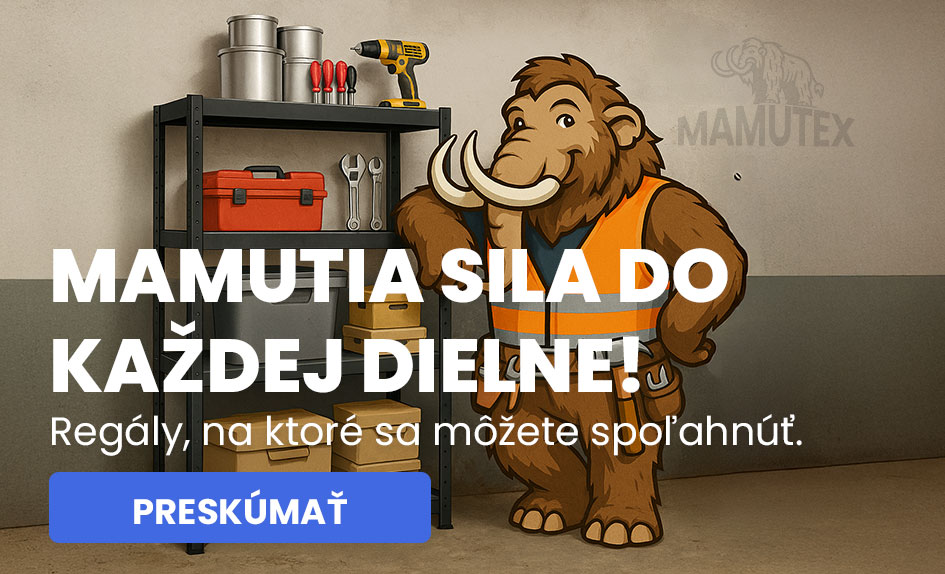 Regály do dielne, pivnice aj garáže