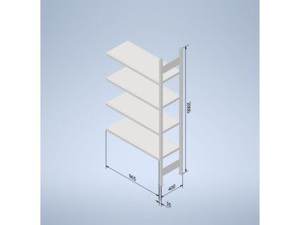 stowshelf 2000 400 x 1000 pridavne pole original