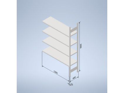 stowshelf 2000 400 x 1300 pridavne pole original