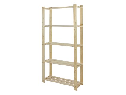 260 dreveny regal mamutex 1700 800 280 mm 5 polic nosnost 220 kg borovica