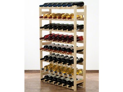 266 2 dreveny regal na vino mamutex 1180 720 250 mm 56 flias borovica