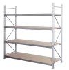 long span shelving wood