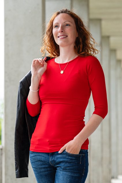 Adaptivní tričko Cindy red (Velikost L)