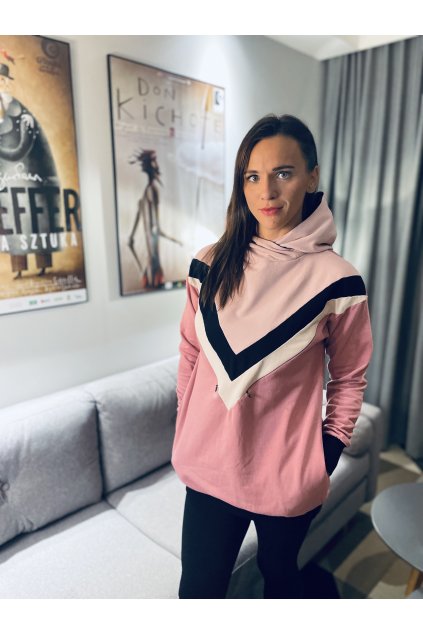 NEKOJICÍ Dámská mikina RETRO PACIFIC (mikina vhodná i jako těhotenská) (Velikost Dámské XS/S)