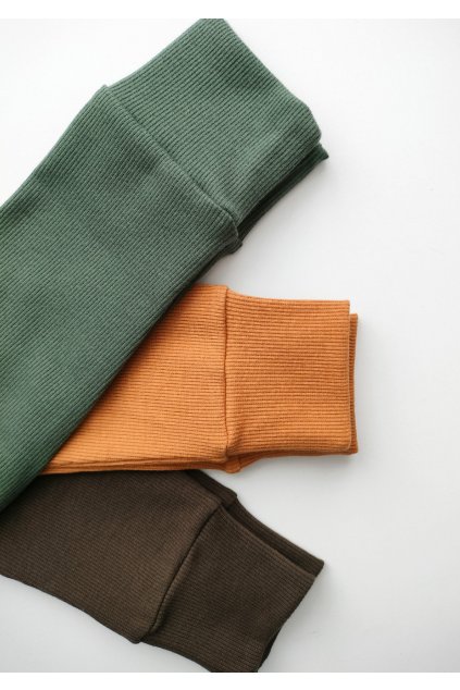 LEGÍNY ŽEBRO SLIM 3PACK (Velikost 104, Kombinace Dívčí podzim 3pack)