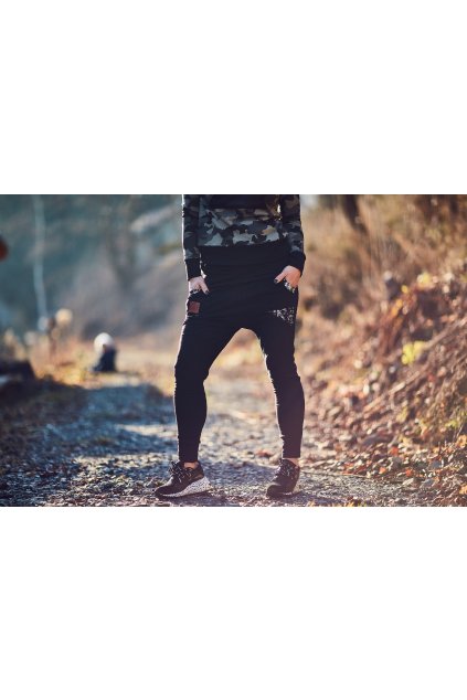 Baggy Bricks BLACK ART (kratší verze) - Maminka (Velikost Dámské S)