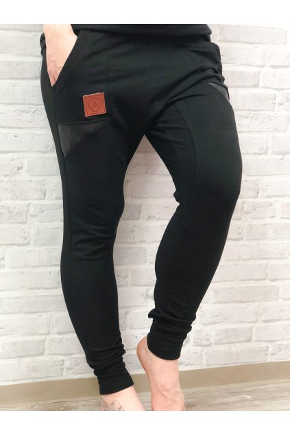 Baggy Bricks LOVE BLACK (delší verze) - Maminka (Velikost Dámské XL)