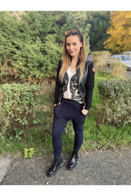 Baggy Bricks TWILIGHT z počesané teplákoviny (delší verze) - Maminka (Velikost Dámské XL)