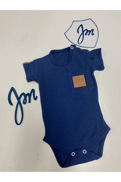 Body JEANS - Chlapeček (krátký rukáv) (Velikost Miminko 62)