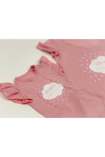 Body SAVE WATER SHOWER IN THE RAIN - Holčička (krátký rukáv) (Velikost Miminko 62)