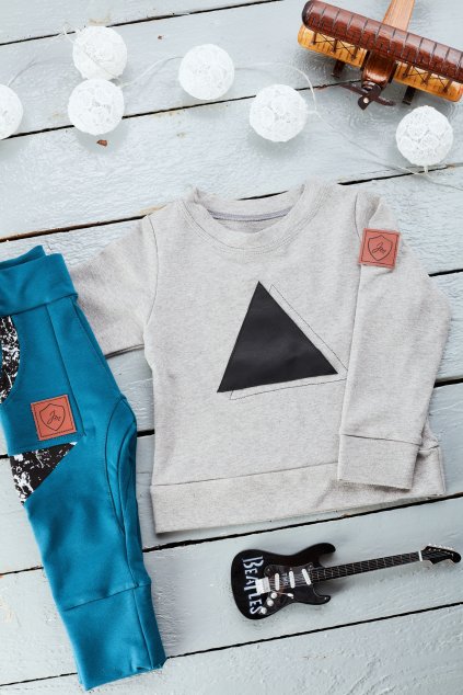 Mikina NEW Beginning Light Grey - Chlapeček (Velikost Miminko 68)