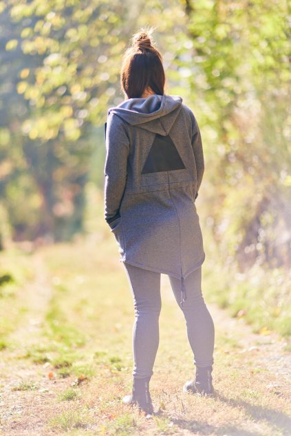 Mikina parka NEW BEGINNING GREY WARMKEEPER - Dámská (Velikost Dám. XS)
