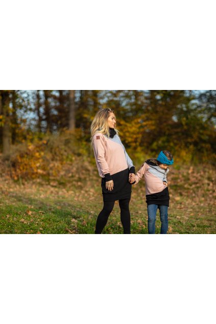 Mikina ROLL UP Candice - Dámská (vhodné pro TĚHOTNÉ) (Velikost Dámské XL)