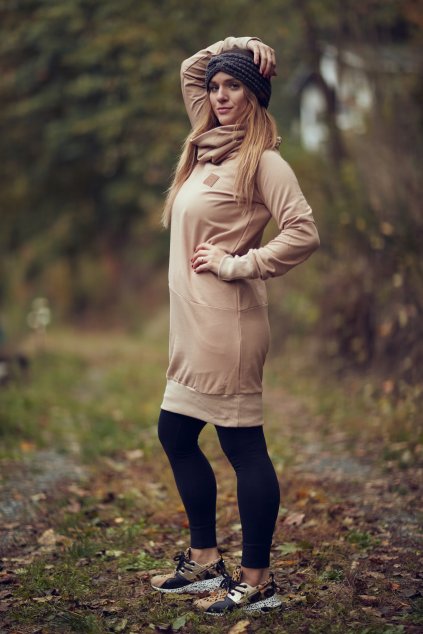 Prodloužená mikina Roll Up SYDNEY - Dámská (vhodné pro TĚHOTNÉ) (Velikost Dámské XL)