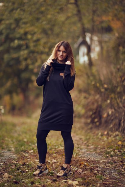 Prodloužená mikina ROLL UP ZOE - Dámská (vhodné pro TĚHOTNÉ) (Velikost Dámské XL)