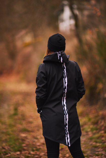 Dámská Softshellová bunda s fleecem BLACK ZEBRA (Velikost Dámské XS)